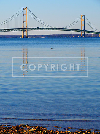 Mackinac Bridge Morning Reflections