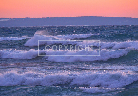 Sunset Gales on Lake Michigan