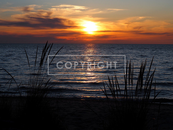 Magical Sunset at Empire Beach on Lake Michigan