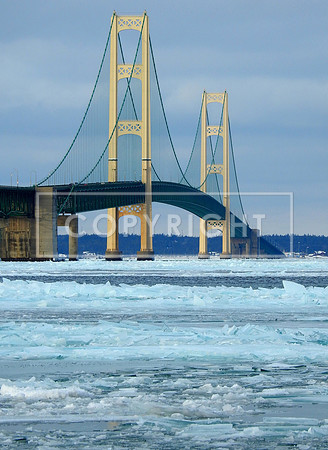 Blue Ice, Mackinac Bridge
