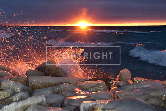 Fire & Ice Sunset
