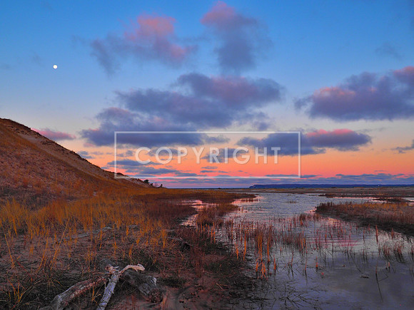 Sunrise Moon, Sleeping Bear Dunes