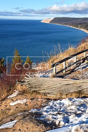Winter Hike, Empire Bluffs