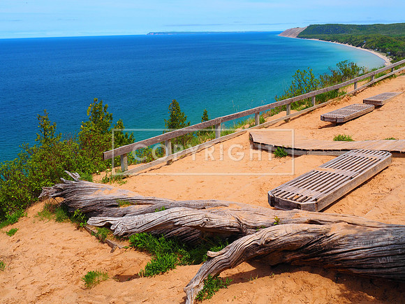 Empire Bluff view of Lake Michigan, Sleeping Bear Dunes National Lakeshore