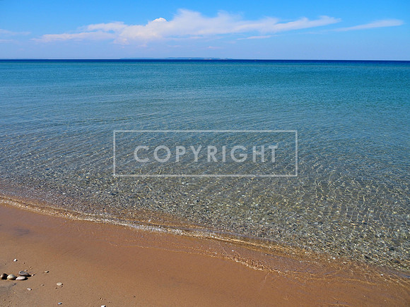 Calm Picture Perfect day at Lake Michigan, Sleeping Bear Dunes National Lakeshore